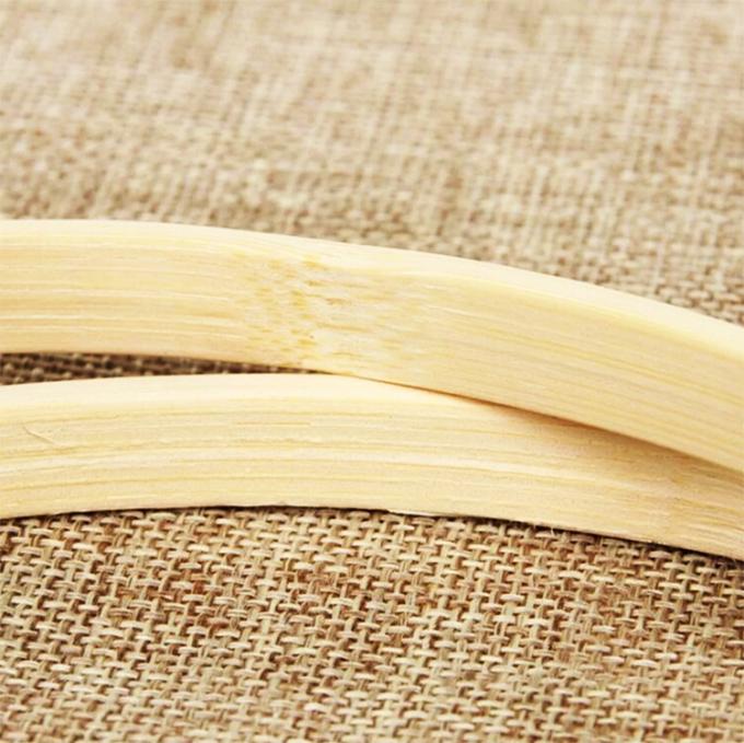 持続可能な竹製クラフトフープ 再利用可能な刺繍フレーム DIYアート用 2