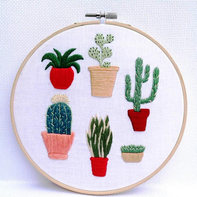 トールセール バンブー 円 十字 縫い 枠 刺身 ハープ セット 7