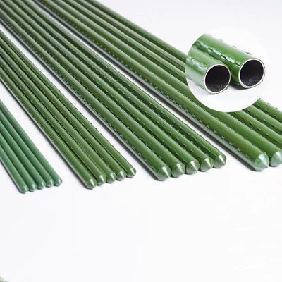 プラスチックで覆われた金属ステークス 植物のサポートプラントのための緑の庭ステークス 登山 景観フェンス