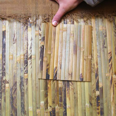 水証拠タケ羽目板によって編まれる13mmの幅によってカスタマイズされる長さ