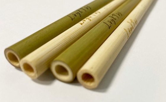 Ecoの友好的で使い捨て可能なタケわらの再使用可能なストロー ジュースの使用法