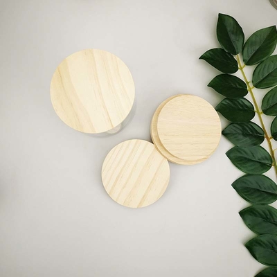 ケイ素の円のガラス貯蔵の瓶の食糧瓶の台所ふたのためのタケ瓶のふたLeafproof