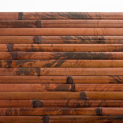 家のレストランのためのWallcoveringの自然なタケ スラットのタケ羽目板