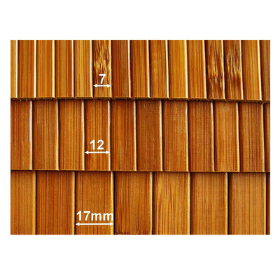 家のレストランのためのWallcoveringの自然なタケ スラットのタケ羽目板