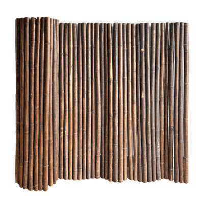 塀がパネルを塗った自然な庭のタケ木Reedは10*100cmを転がした