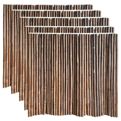 塀がパネルを塗った自然な庭のタケ木Reedは10*100cmを転がした