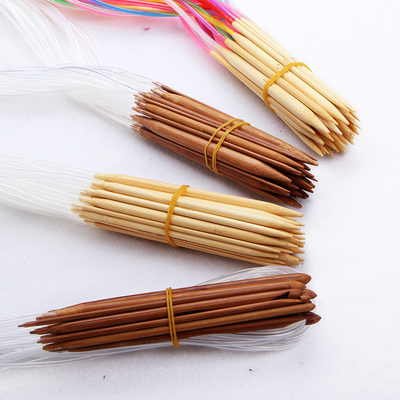 炭化された編む針のタケ原料の一点タケかぎ針編みホック