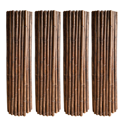 裏庭のDecotativeのタケ パネルの家の庭を囲う2x1.5mのタケ スクリーン