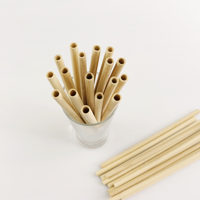 Compostable有機性タケわらはロゴ旅行ジュースのカクテルの使用をカスタマイズした
