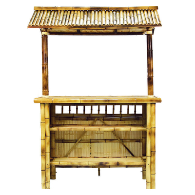 220x160cm Tiki棒屋外防水屋根の椅子が付いているタケ ベンチ棒