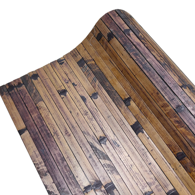 家のレストランのためのWallcoveringの自然なタケ スラットのタケ羽目板