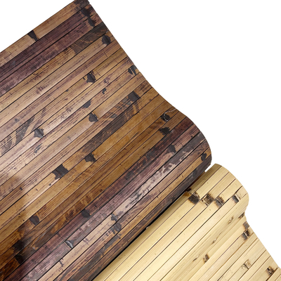 家のレストランのためのWallcoveringの自然なタケ スラットのタケ羽目板