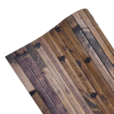 家のレストランのためのWallcoveringの自然なタケ スラットのタケ羽目板