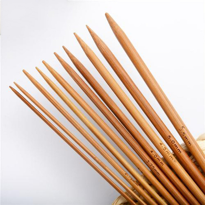 12pcsタケ円の編む針のタケかぎ針編みホック セット