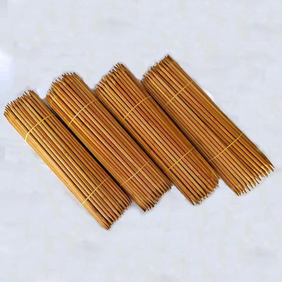 バンブー編み針セット 丸い木製編み針 色の付いたプラスチックケーブル DIY