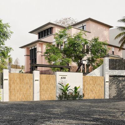 自然なロープフェンシング,ロープスクリーンカーテン 庭,バルコニー,屋外,裏庭の庭の装飾 フェンスロール-1*3m