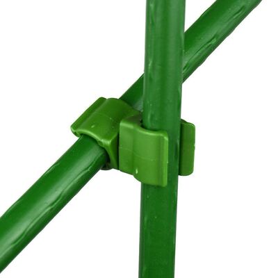 プラスチックで覆われた金属ステークス 植物のサポートプラントのための緑の庭ステークス 登山 景観フェンス
