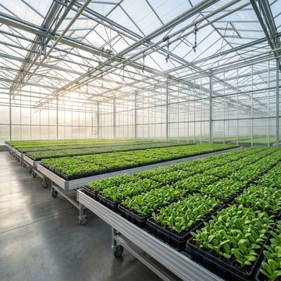 植物と種を始めるためのプラスチックシドリングトレイ,苗圃発芽トレイ