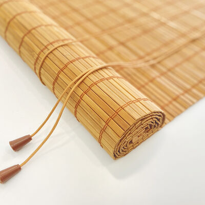 Natural Bamboo Roll Up Blinds Custom Sizes for Window Shades Outdoor Patio Sunscreen Curtains